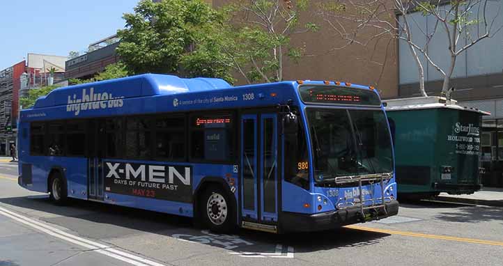 Big Blue Bus Gillig BRT 1308